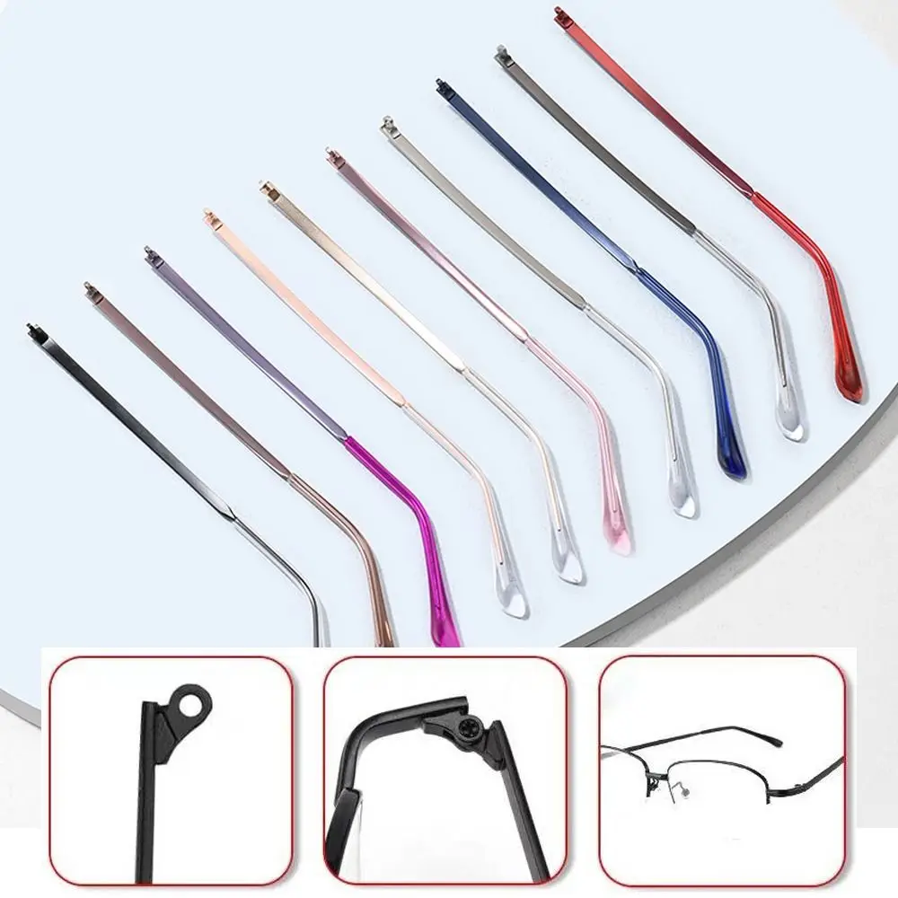 Universal Transparent Foot Cover Glasses Arm Anti-Slip Repair Tool Replacement Leg Metal Single-tooth Spectacle Frame Sunglasses