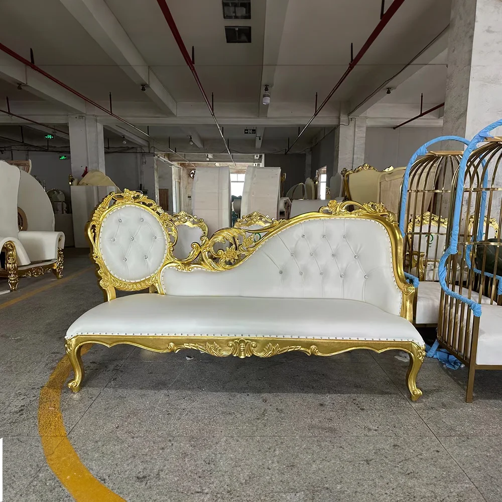 Luxury Royal Queen King Throne Sofa Chair Velvet Fabric Lazy Sofa Chair Furniture For Rental