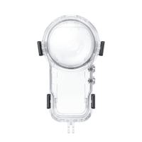 For Insta360 X5 Camera, Invisible Dive Housing Case, 60M Depth Waterproof Underwater Protection Shell