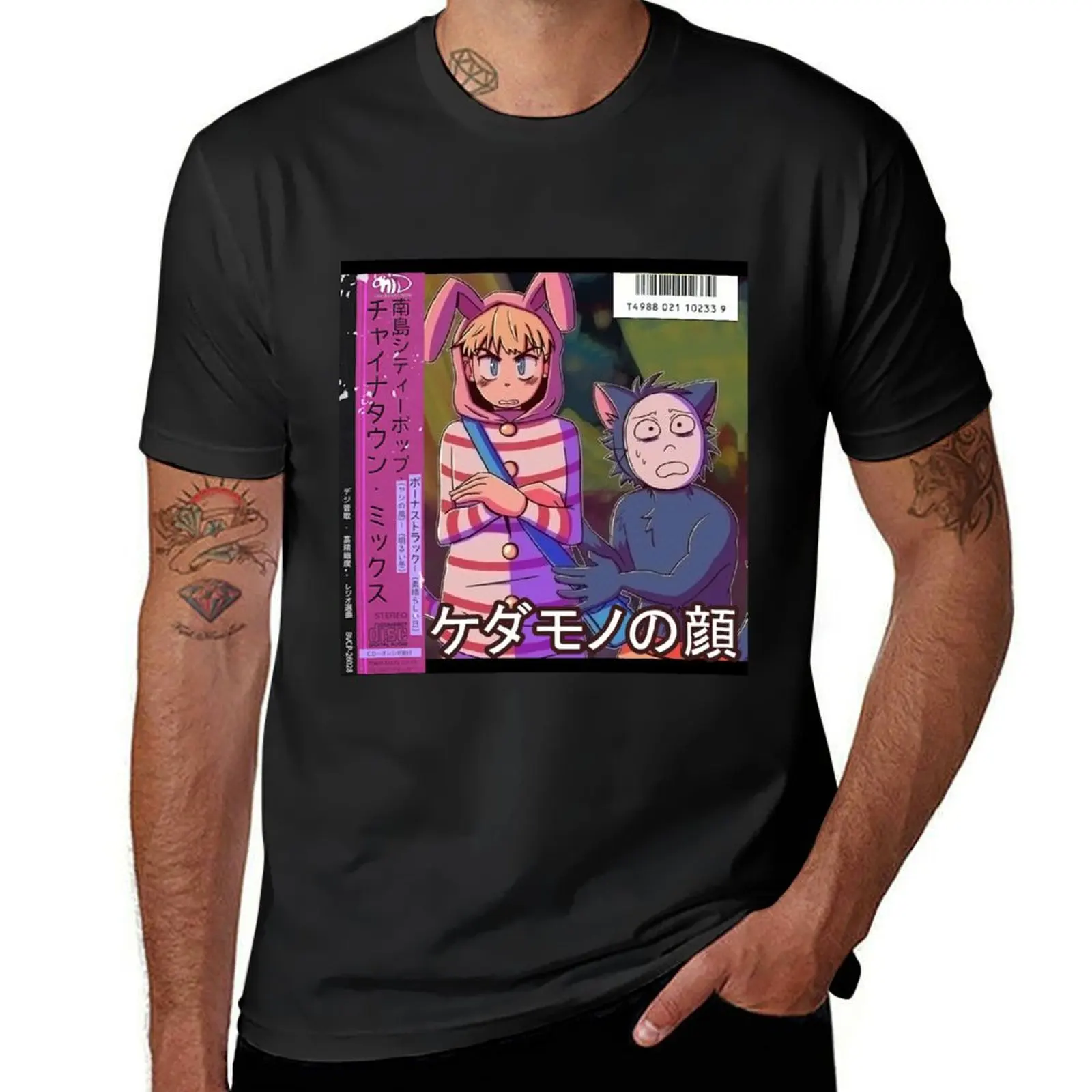 Vaporwave anime popee the performer T-Shirt plus size tops hippie clothes quick-drying summer tops men clothings