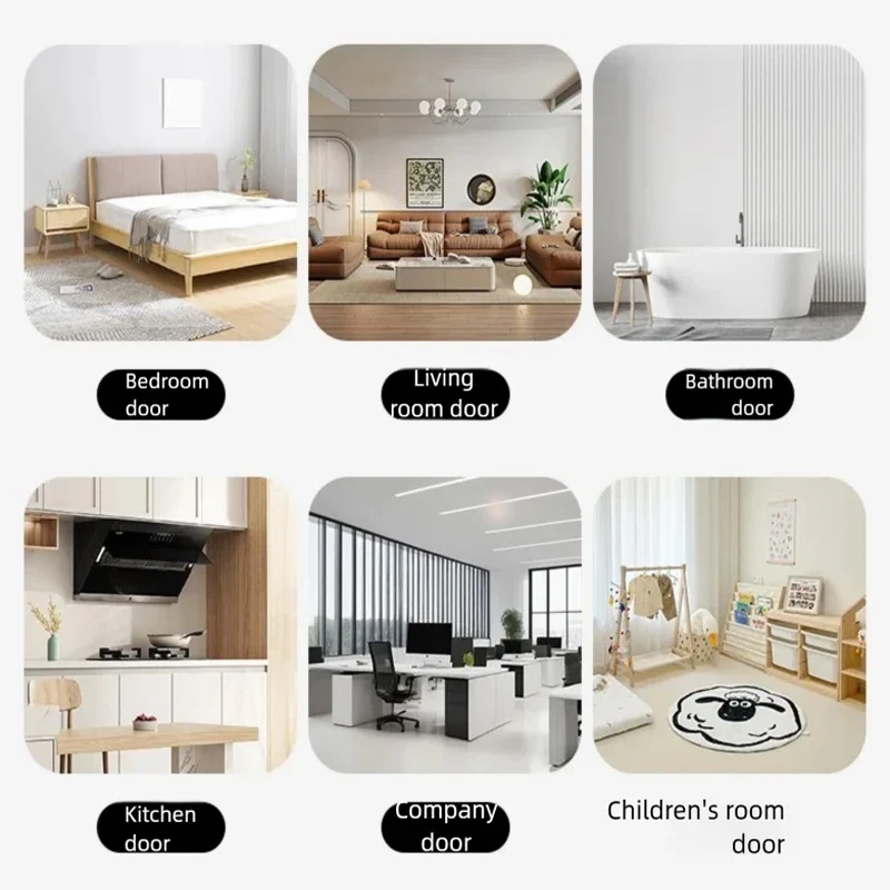 Arrow Door Stopper Thickened Fixed Punch-Free Windproof and Wear-Resistant Transparent Living Room Door Backstop