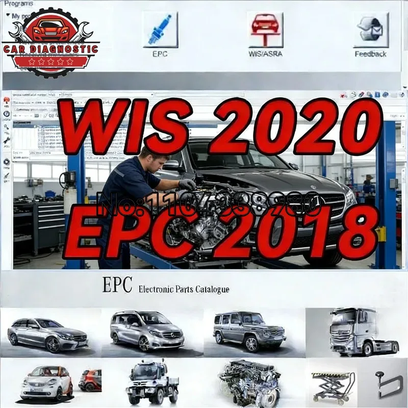 2026 hot selling newest  2020.10 MB STAR WIS/ASRA EPC Workshop Service Repair Manual and Parts Catalog For Mercedes-Benz