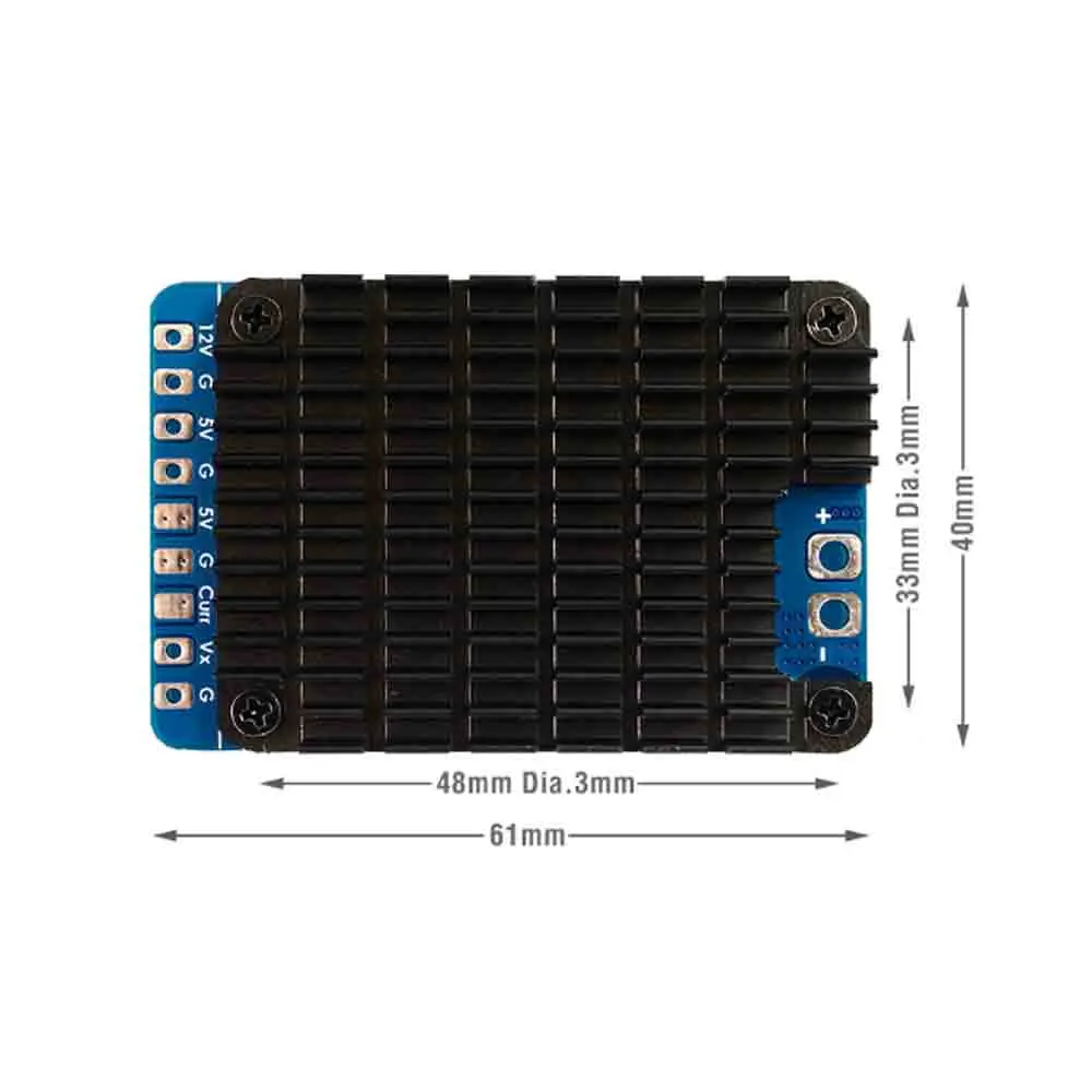 

Hot Selling POWER MODULE PM12S-3 DCIN 3-12S 9-55V Output Voltage 5V/6V/8V for RC Model / / Quadcopter / Airplane