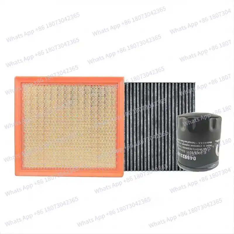 

Воздушный фильтр + воздушный фильтр кабины + масляный фильтр для IV (WK, WK2) 6.4 SRT8 OEM: 4861756AA/68079487AA/04884899AB