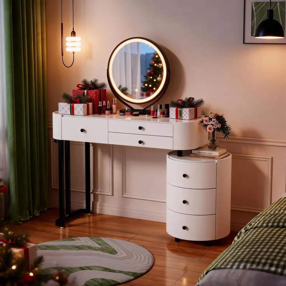 Vanity Desk With Ro…