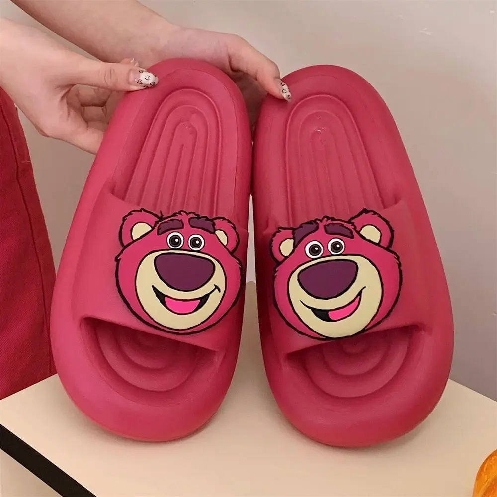 Cartoon Disney Toy Story cute Lotso simple fashion creative pattern light non-slip soft sole comfortable hard-wearing sandals