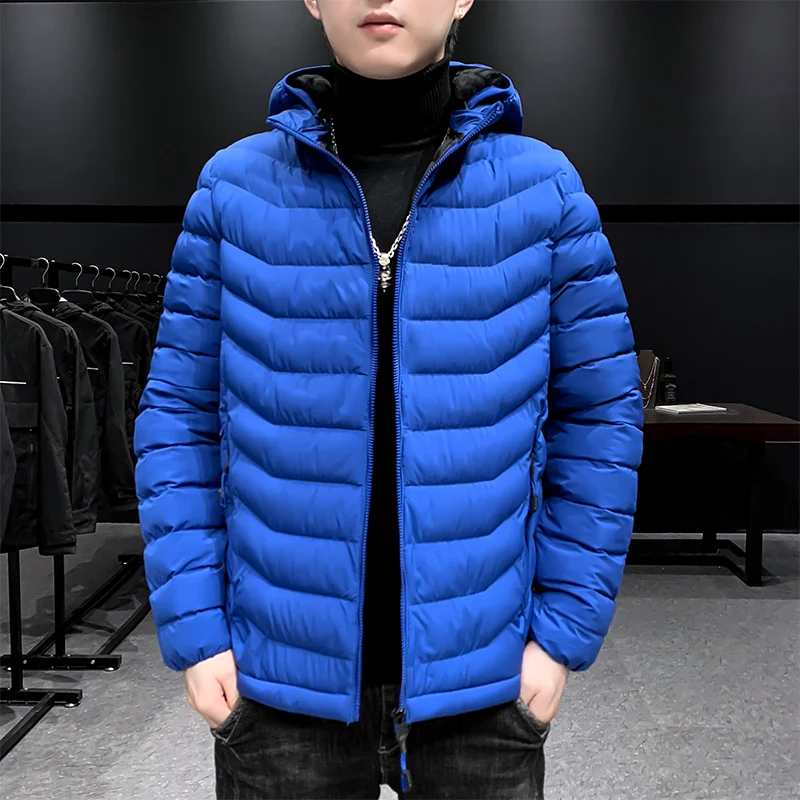

Down Jackets Outdoor Windproof Warm Puffer Jacket Men's Ultralight Hiking Camping Trekking Winter Coat Male Solid Color Jacket