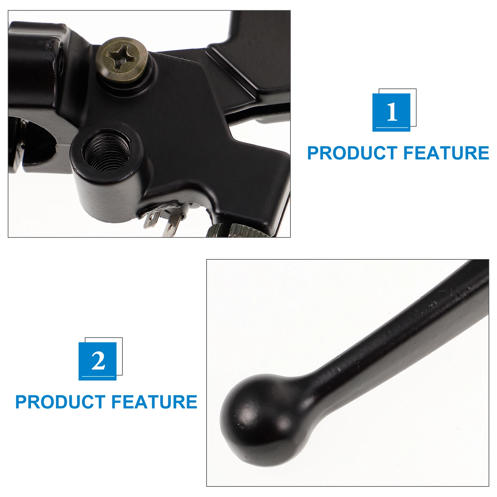 

Handlebar Holder Assembly for Motorcycle FXD125 GL125 Clutch Brake Lever Set Aluminum Alloy Electric Bike Mirror Bracket Pair