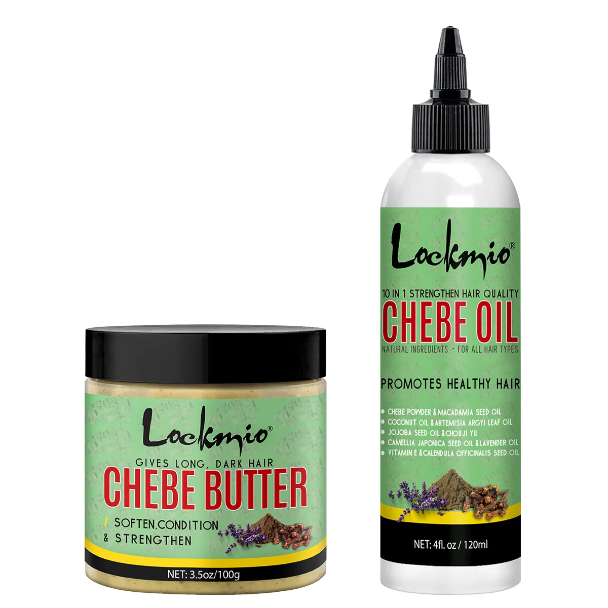 Chebe Butter Moisturizing & Nourishing Hair Mask，Hydrating and Smoothing Oil Hair Care Products for All Hair Types for Men Women