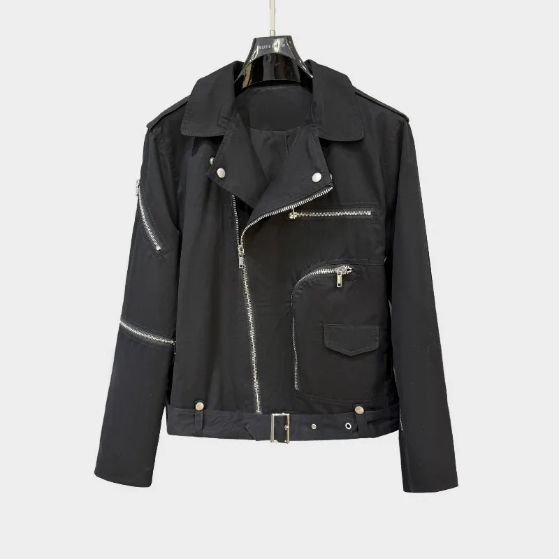 

2025AW High Street Dark Style Men's Casual Fashion Versatile Jackets Male Top Quality Coats Men's Clothing Women's Clothes