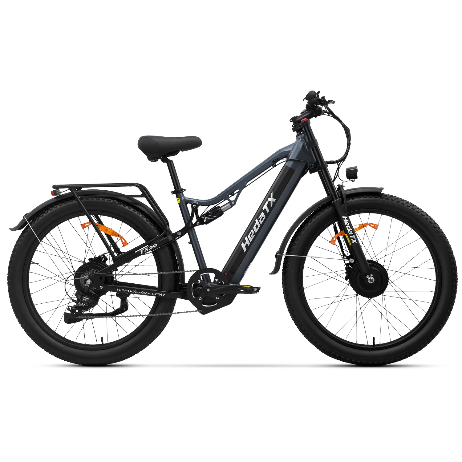 AliExpress NONE HedaTX XT29 Electric Bike, Dual 500W Motors, 48V 19.2Ah Lithium Battery, Adult E-Bike, Aluminum Alloy Frame, Air Pressure Dual Crown Suspension Fork, 27.5-inch Tyres, Urban Commuter Electric Bike