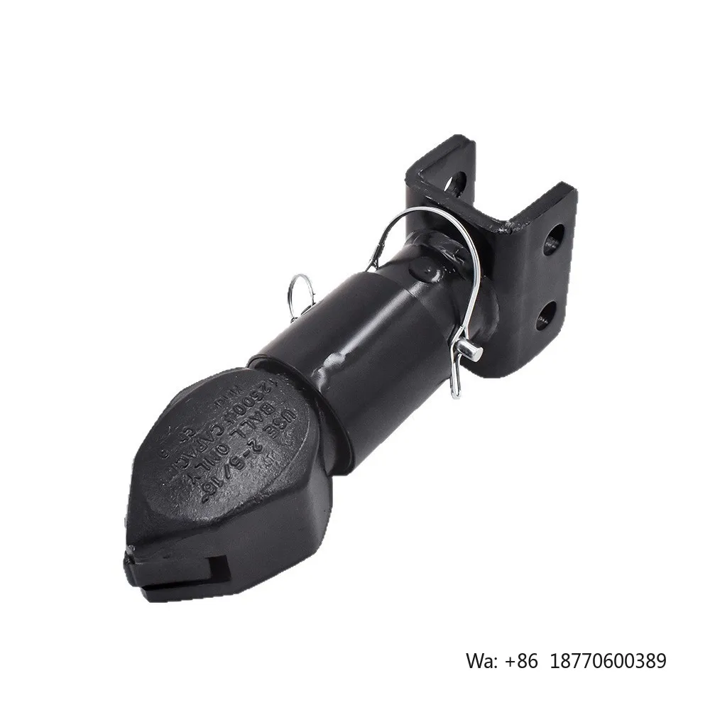 Trailer Ball Coupler 2 In Cast Iron Waterproof Side Mounted Durable Outdoor RV Accessory