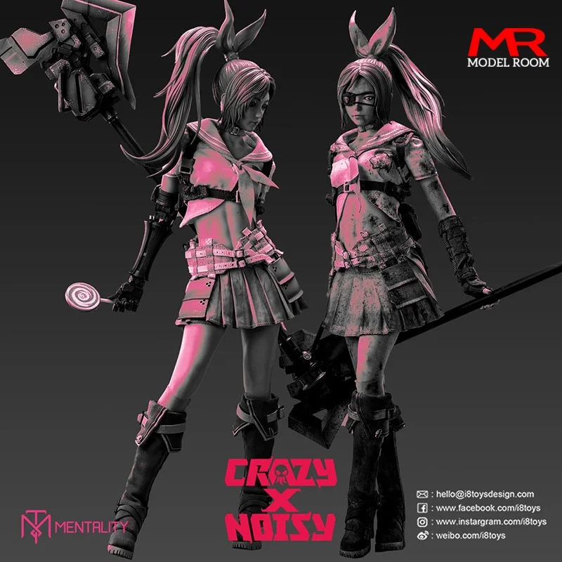 

I8Toys I8-MA-CZ001/002 1/6 Mentality Candy Action Figure Normal Battle Damaged Ver. 12'' Female Soldier Collectible Model Toy