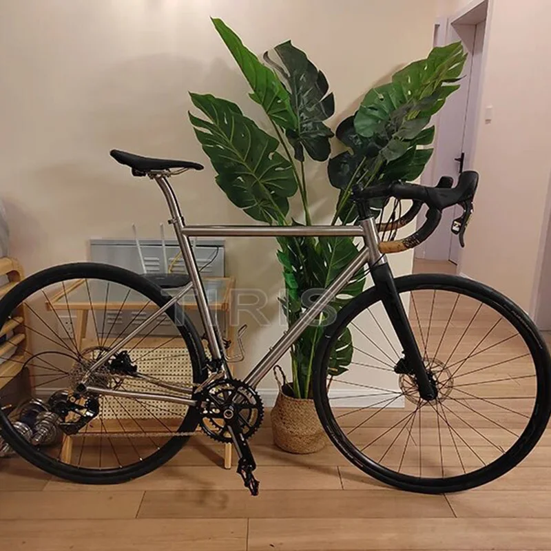 TIRIS-DR2 Bike Road Bicycle Frame，Bike parts,Horizontal Top Tube Frame，Accessores Race Cycling Frameset 700C Custom