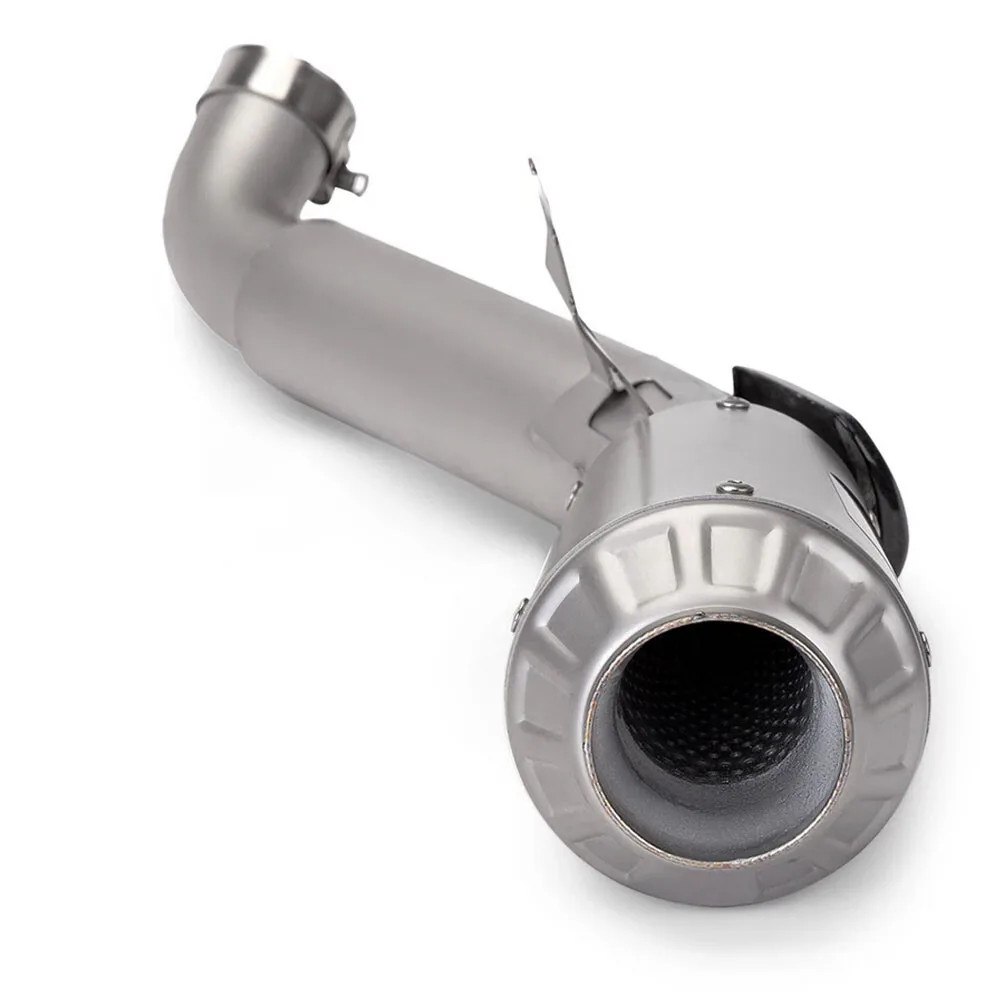 لهوندا CBR1000RR 2008-16 العادم منتصف وصلة الأنابيب الكربون الخمار الانزلاق على نظام أنظمة العادم أنابيب العادم