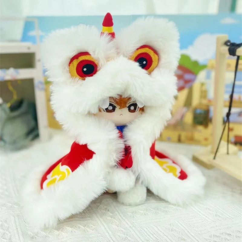 

Кукольная одежда для 20/40 см, куклы-идолы, милый плащ с красным львом, хлопковая игрушка для Кореи, звезды, Kpop, экзо, новогодний подарок