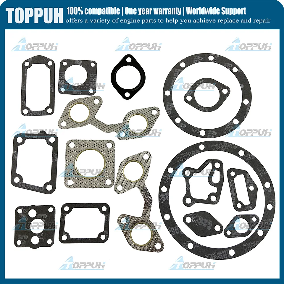 For Kubota V1903 Full Overhaul Gasket Kit Upper Lower Set Engine Bobcat Repair