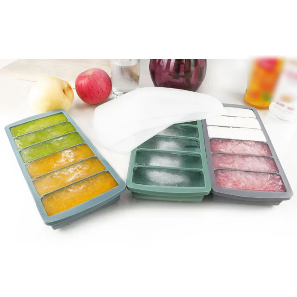 

Ice Cube Mold Silicone Diy Tray For Ice Cream Whiskey Bricks Treats Kitchen Tool No Stick Dark Blue