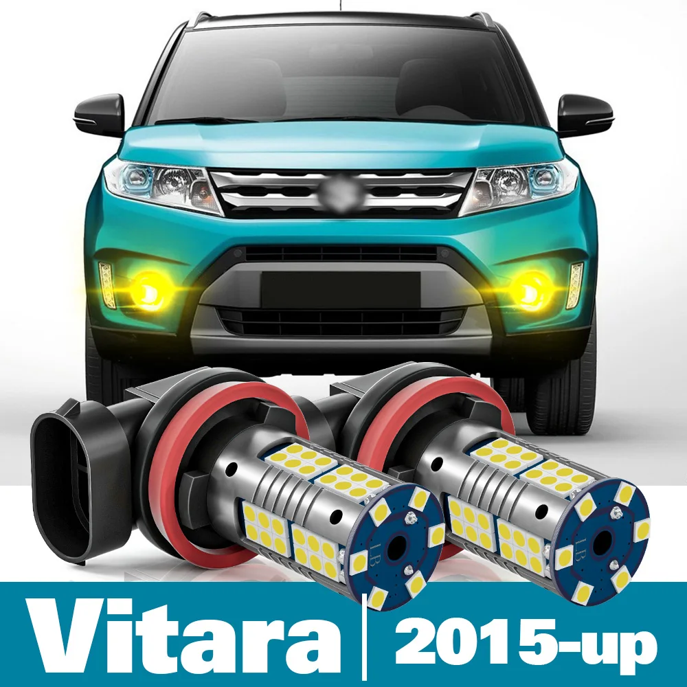 

2 шт. светодиодные противотуманные фары для Suzuki Vitara Accessories 2015 2016 2017 2018 2019 2020 2021