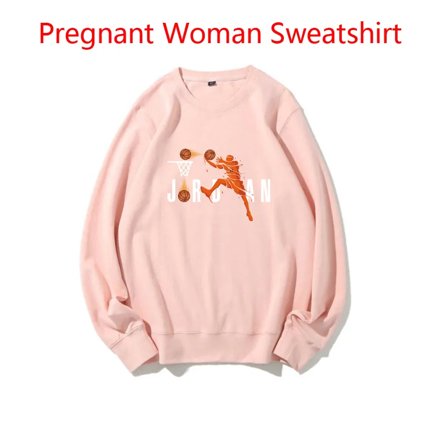 

Maternity Women Sweaters Fashion Cartoon JRDA Pattern Printed Spring Autumn Fashion Pullover Pregnant Woman Sweatshirt Customize