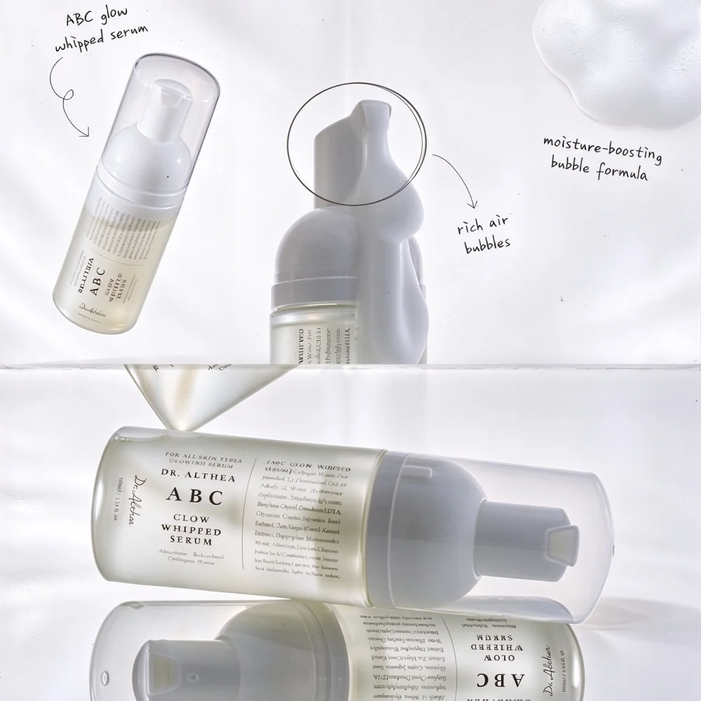 Dr.Althea ABC Glow Whipped Serum Hydrating Repair Primer Serum Creates Dewy Glow Makes Makeup Stick Better All Skin Friendly