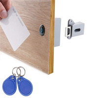 CJSD-5X Digital Cabinet Intelligent Electronic Locks Invisible Sensor EMID IC Card Drawer For Wardrobe Furniture Hardware B