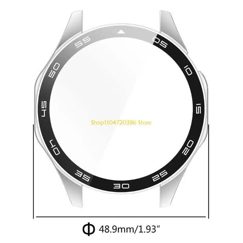 K0EA Smartwatch Case Cover Shockproof Screen Protector Bumper for Watch GT4 46mm