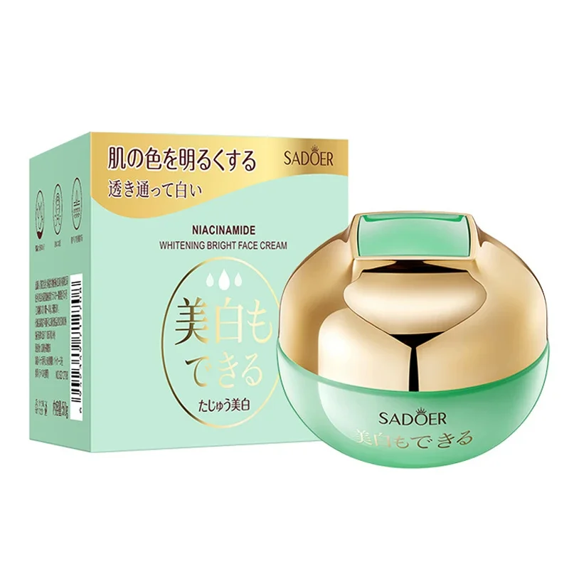 SADOER Nicotinamide Moisturizing Face Cream for Faical Brightening Nourishing Hydrating Firming Facial Creams Face Skin Care