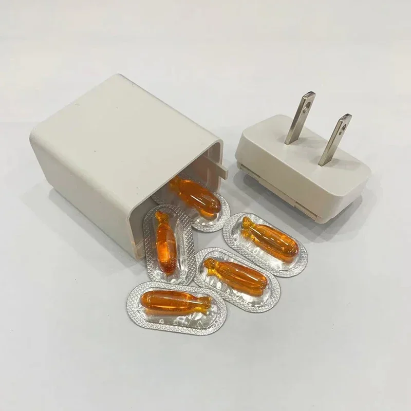 1Pc Fake Charger Diversion Safe - Hidden Storage Compartment for Home Secret Stash