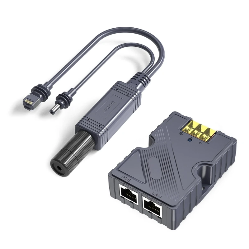 

PoE Injector Splitter Power Over Ethernet Networking for Dishy Mini Internet Kit Satellite Internet Connection Accessories 896C