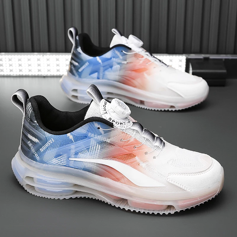 Herren Mode Sport Basketballschuhe Luftkissen Laufschuhe Bequeme Rutschfeste Atmungsaktive Stoßdämpfende Outdoor-Schuhe