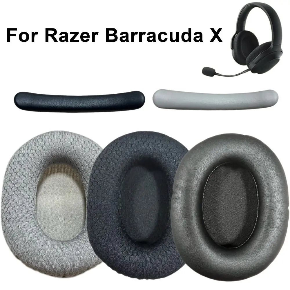 2 Teile/satz Komfortable Weiche Schwamm Ohrpolster für Razer Barracuda X Kopfhörer Zubehör Ohrmuscheln Kissen Ersatz