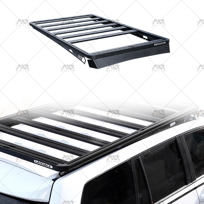

Off-Road Aluminium Alloy Roof Rack Multi-Functional Car Roof Luggage Rack for Land Cruiser Prado LC150 Accessories