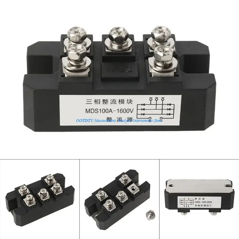 367D 100A Amp 1600V MDS100-16 MDS100A1600V MDS100A 1600V DiodeBridge Rectifier Module