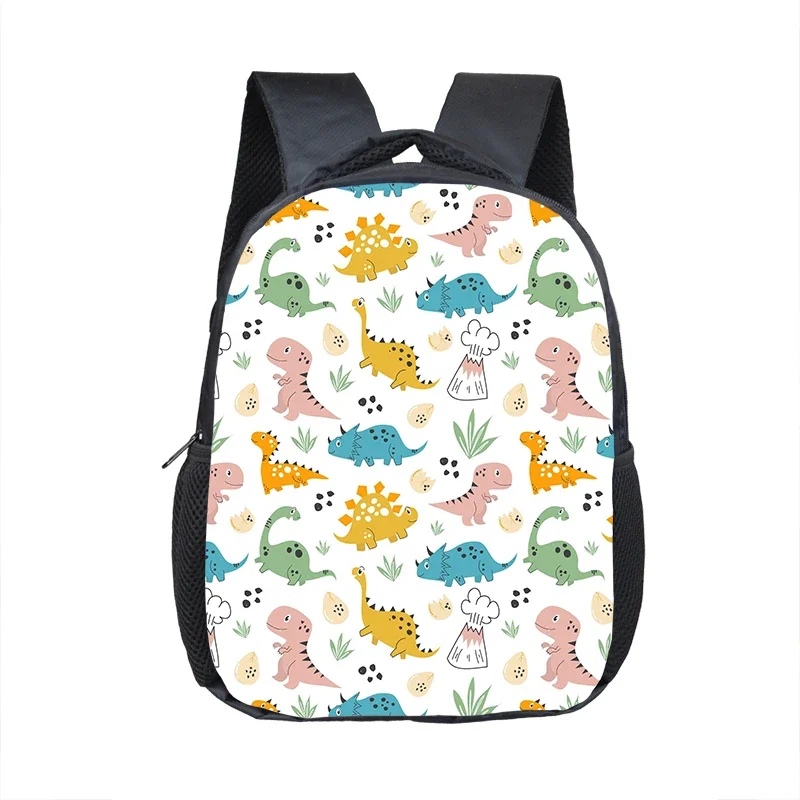 Dinossauro dos desenhos animados mochila bonito animal estudante sacos de escola portátil do jardim de infância crianças presente moda daypack 16 polegadas