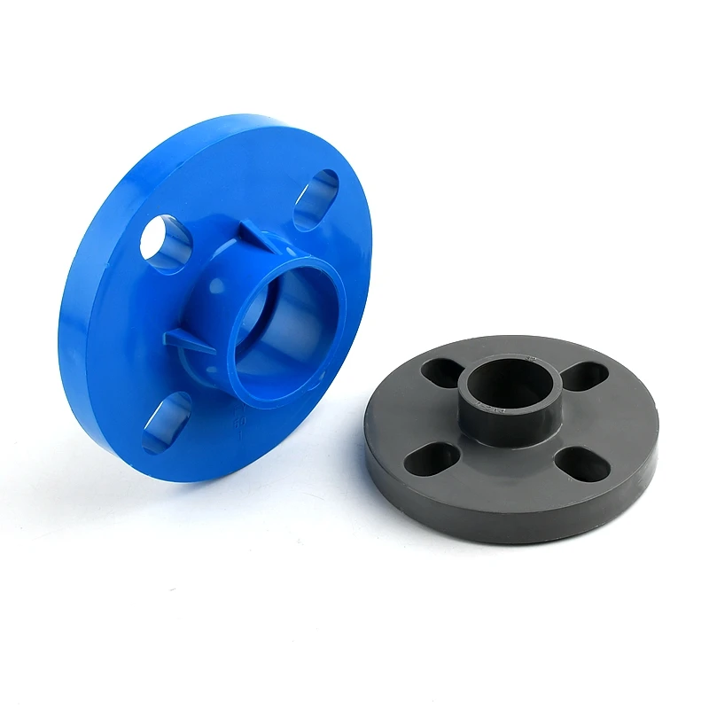 1PC 20~200mm PVC Flange Connector Plastic Water Pipe Equal Quick Joints Garden Irrigation Fittings Irrigation Accessories