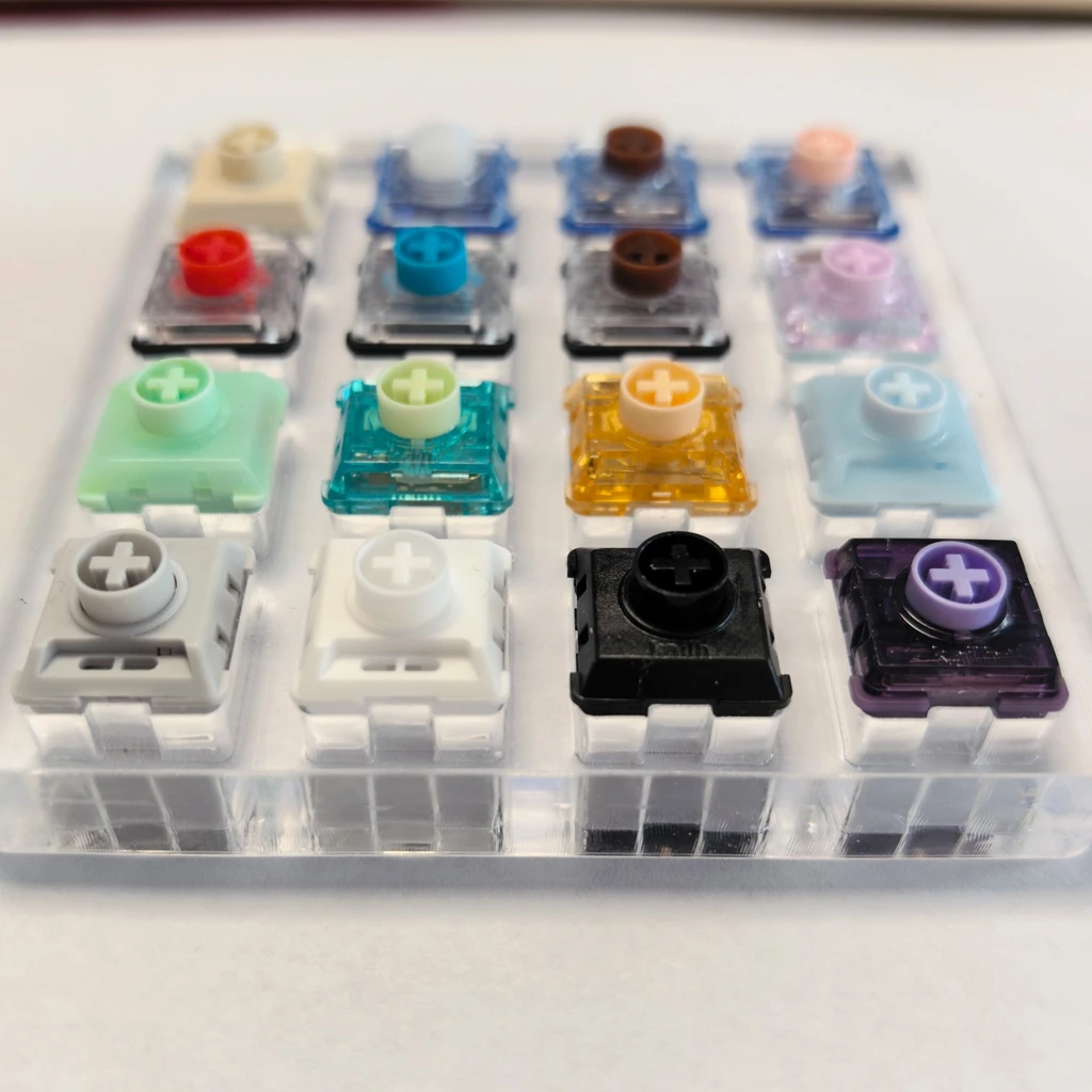16key Kailh Mini Switch Tester 1353 Series Saker Low Profile Switch for Ultra-thin Mechanical Keyboard Hitbox Experience Package