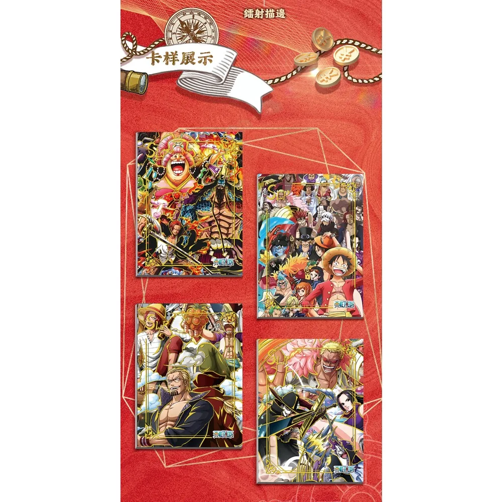 Genuine One Piece Card Collection For Children Booster Box Anime Characters Luffy Rare Gorgeous Classic Theater Card Toys Gifts