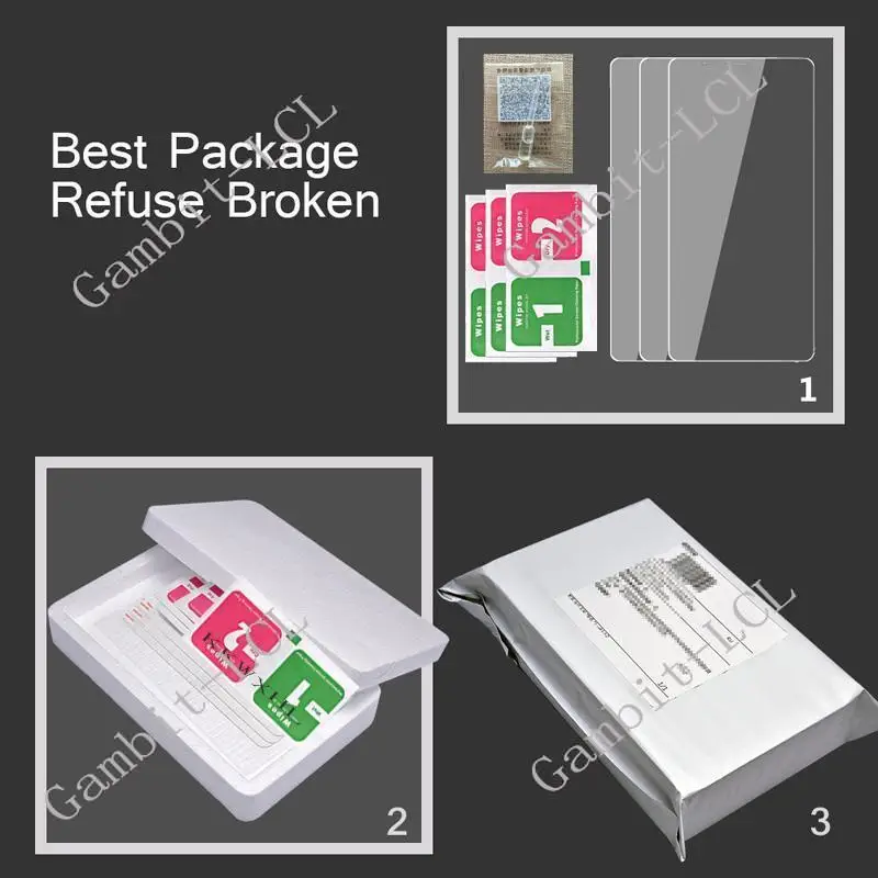 3Pcs Protection Glass For OPPO A5 A9 2020 A5s Reno Z 2 Reno3 A3s AX7 Pro F7 F9 R17 Neo RX17 Tempered Screen Protector Cover Film