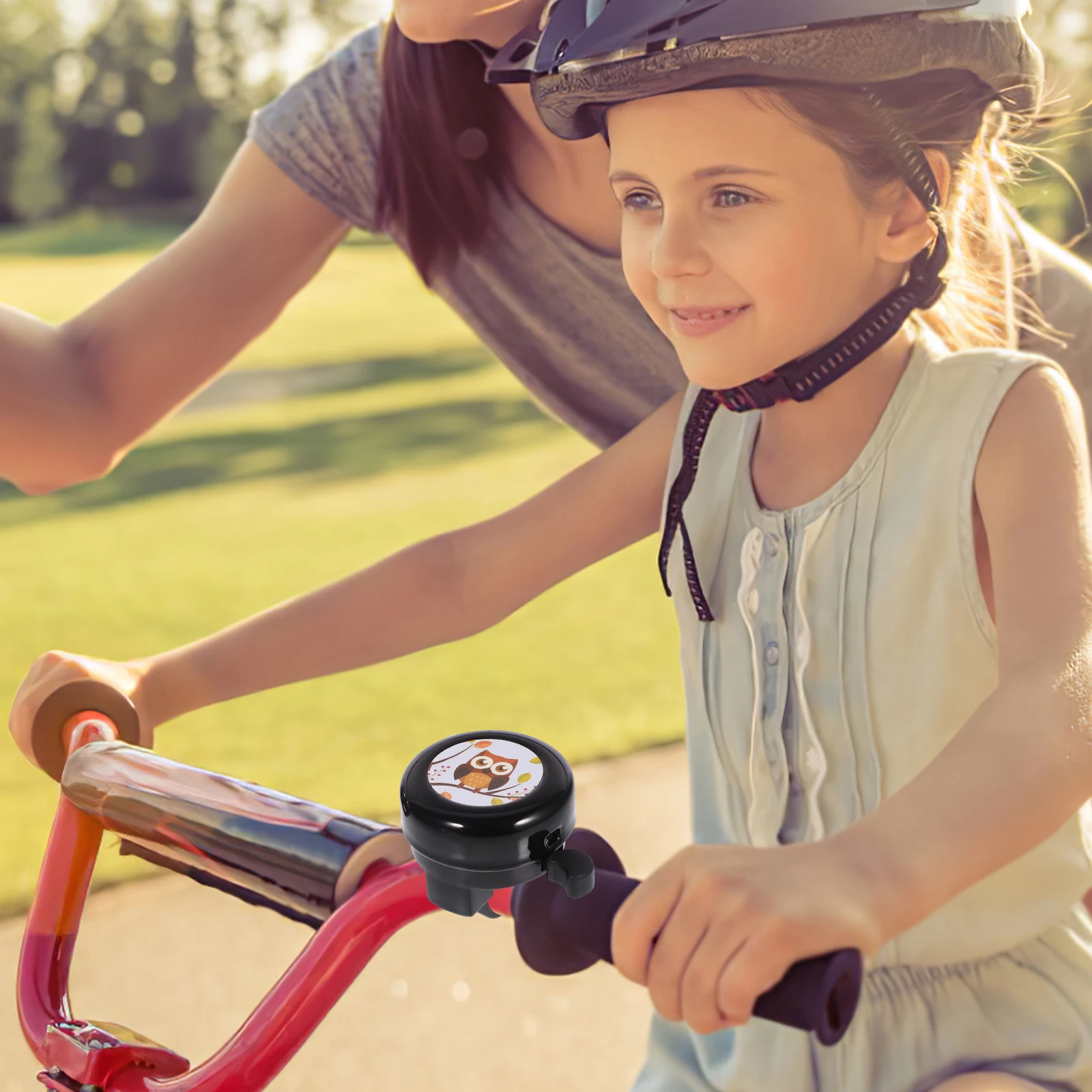 

2pcs Kids Bicycle Bell Cartoon Bike Accessories Loud Crisp Sound Plastic Bells Tricycle Rider Young Cyclist Kid