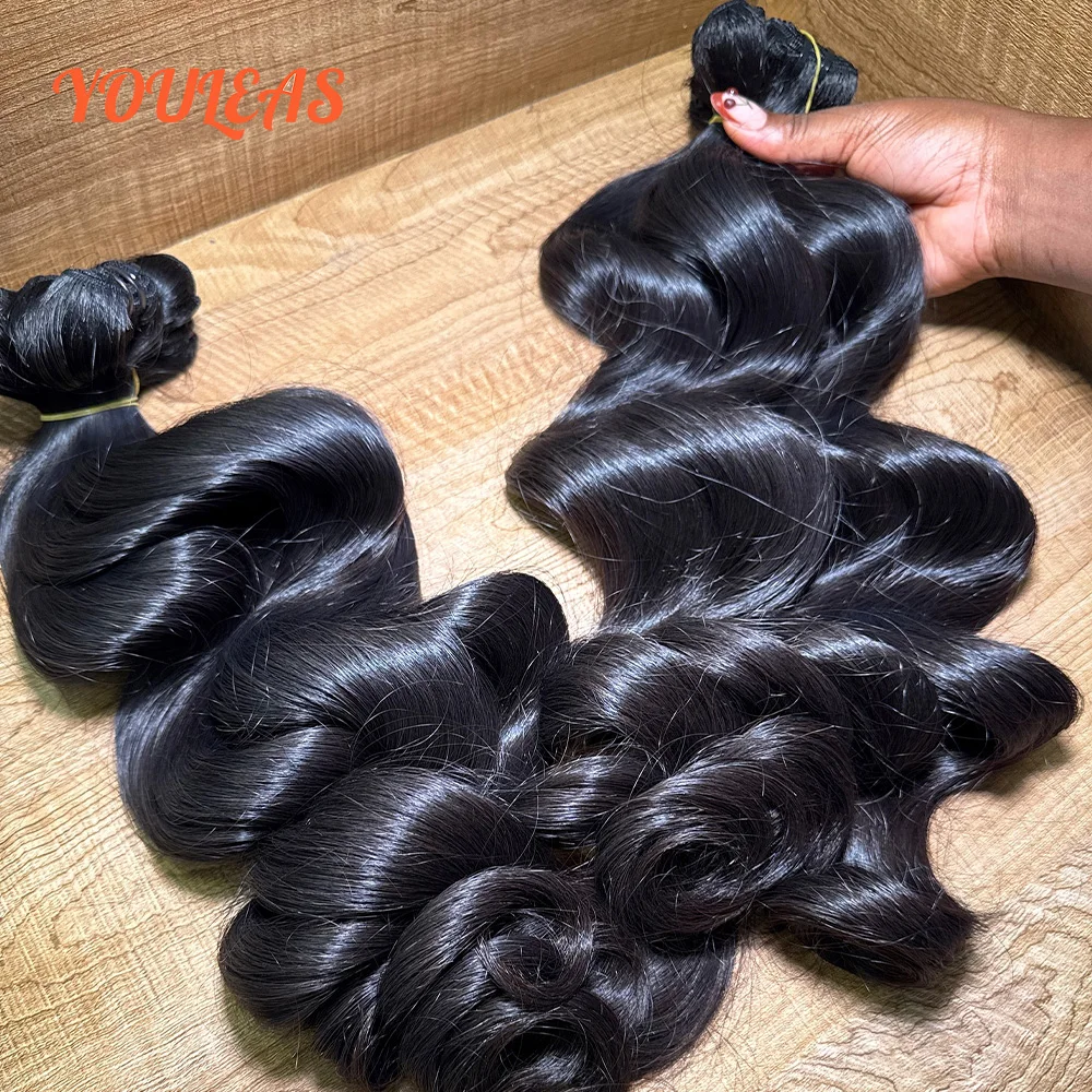 

Наборы волос Body Wave из 100% натуральных вьетнамских волос для женщин, волнистые пряди для наращивания, 1-3 пучка