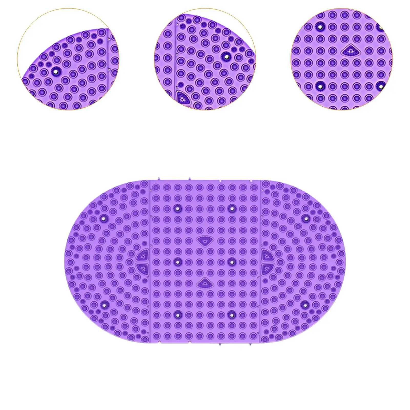 Tappetino per massaggiatore plantare Tappetino per riflessologia Piedi antiscivolo Rilassamento Tappetino per digitopressione Tappetino per massaggio per la casa Soggiorno Fitness Palestra