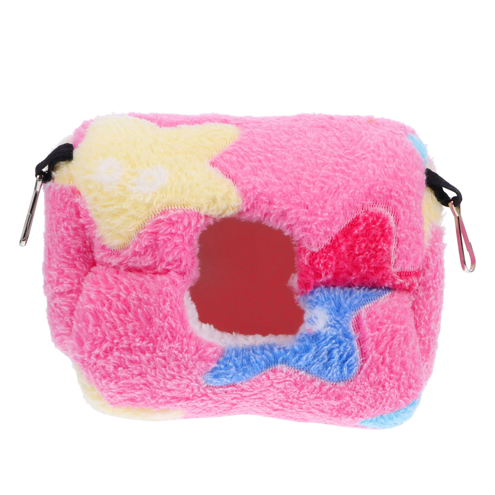 

1pc Cute Pet Hanging Bed Hamster Hammock Warm Soft Plush Nest Pet House