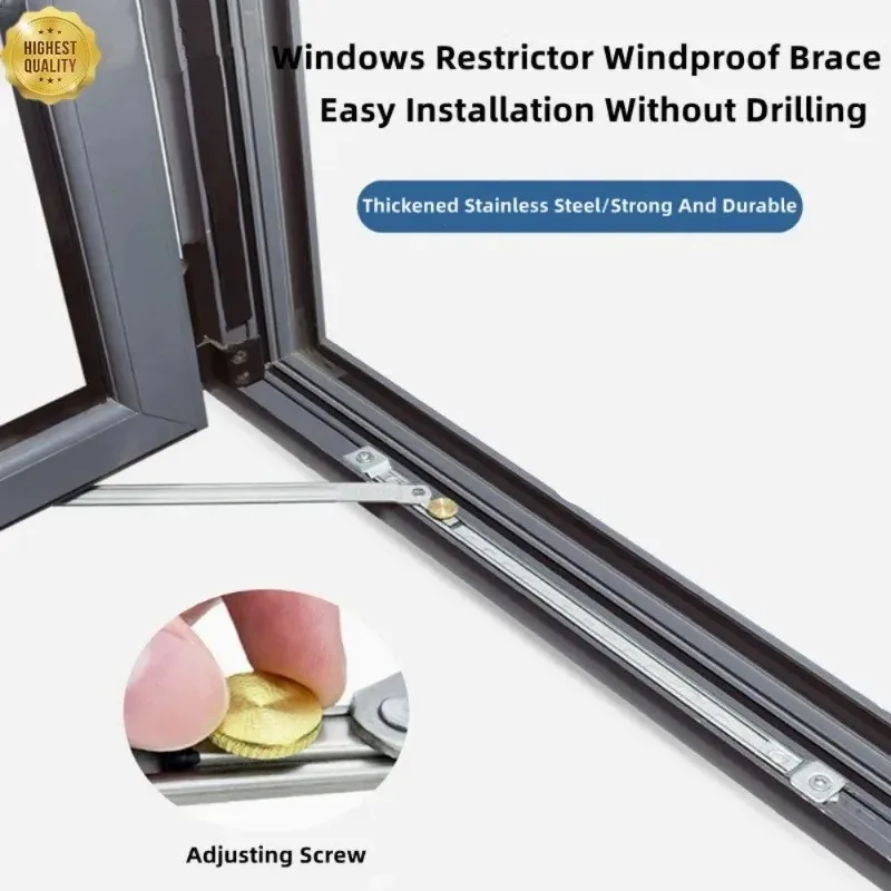 ステンレス製伸縮式風鈴,パンチなし,固定スライド,ドアと窓