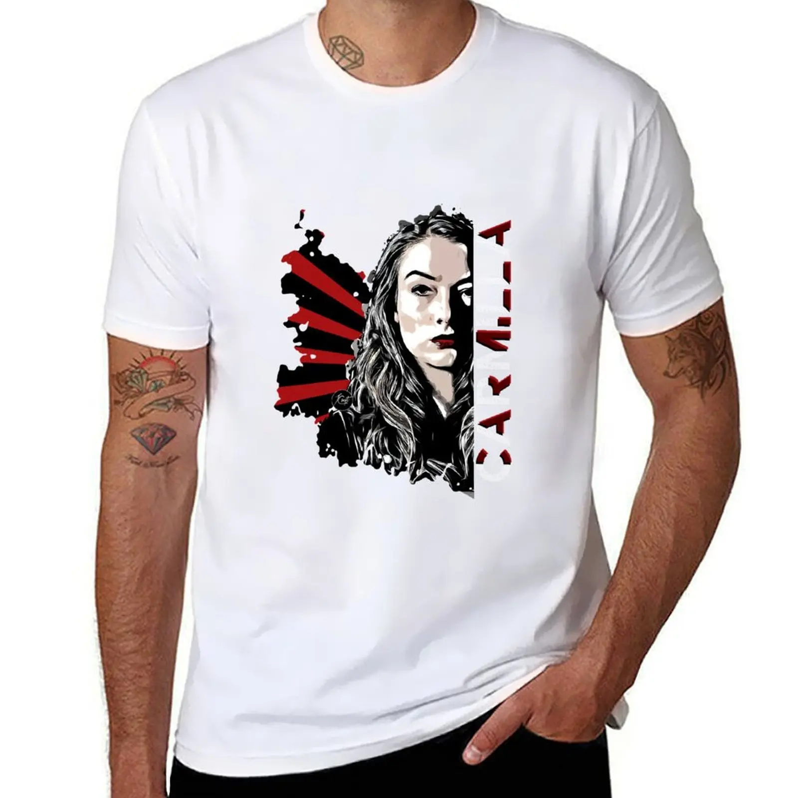 

Carmilla T-Shirt t shirts for man cotton funny black cotton t-shirt plain for man package t shirt man plain T-shirt