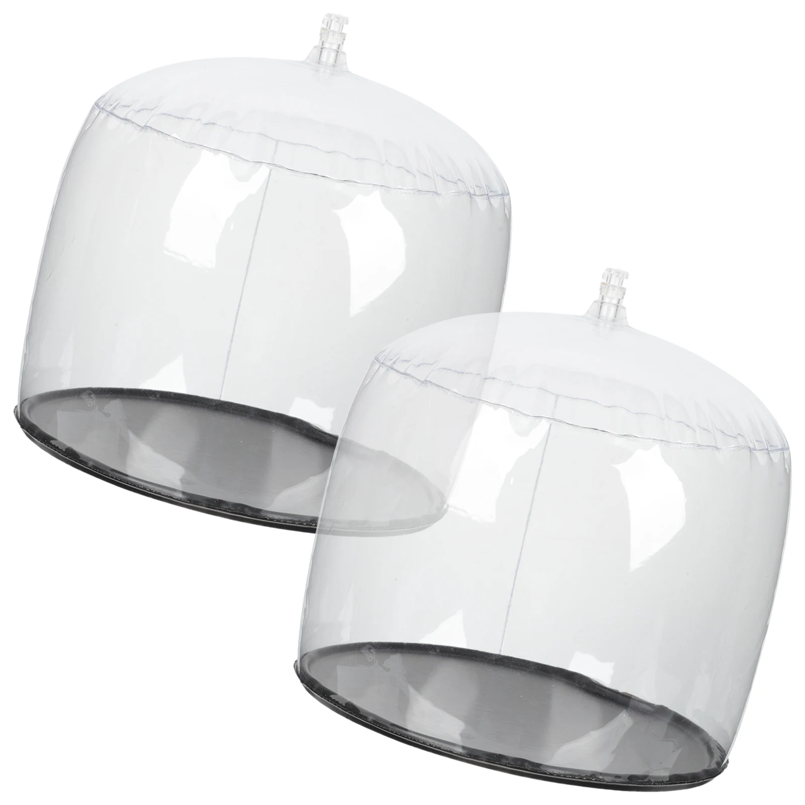 

2pcs PVC Inflatable Hat Holder Kids Cap Display Stand Travel Home Storage Rack Space Saving Lightweight Dome