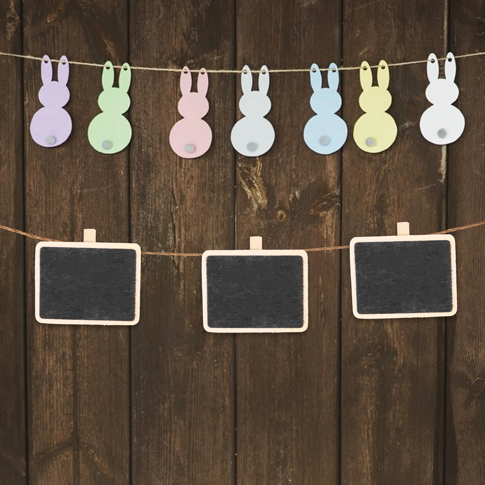 

Creative Small Blackboard Memo Clips for Notes Messages Photos Desk Organizer with Chalkboard Functional Item for Home Office