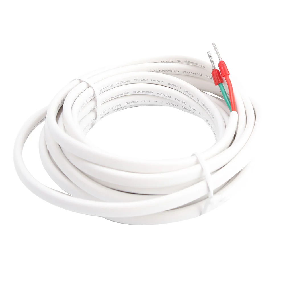 Temperatuurregelaar, sensorsonde, 3 meter, accessoire voor vloerverwarmingsthermostaat, kabel voor vloertemperatuursensor.
