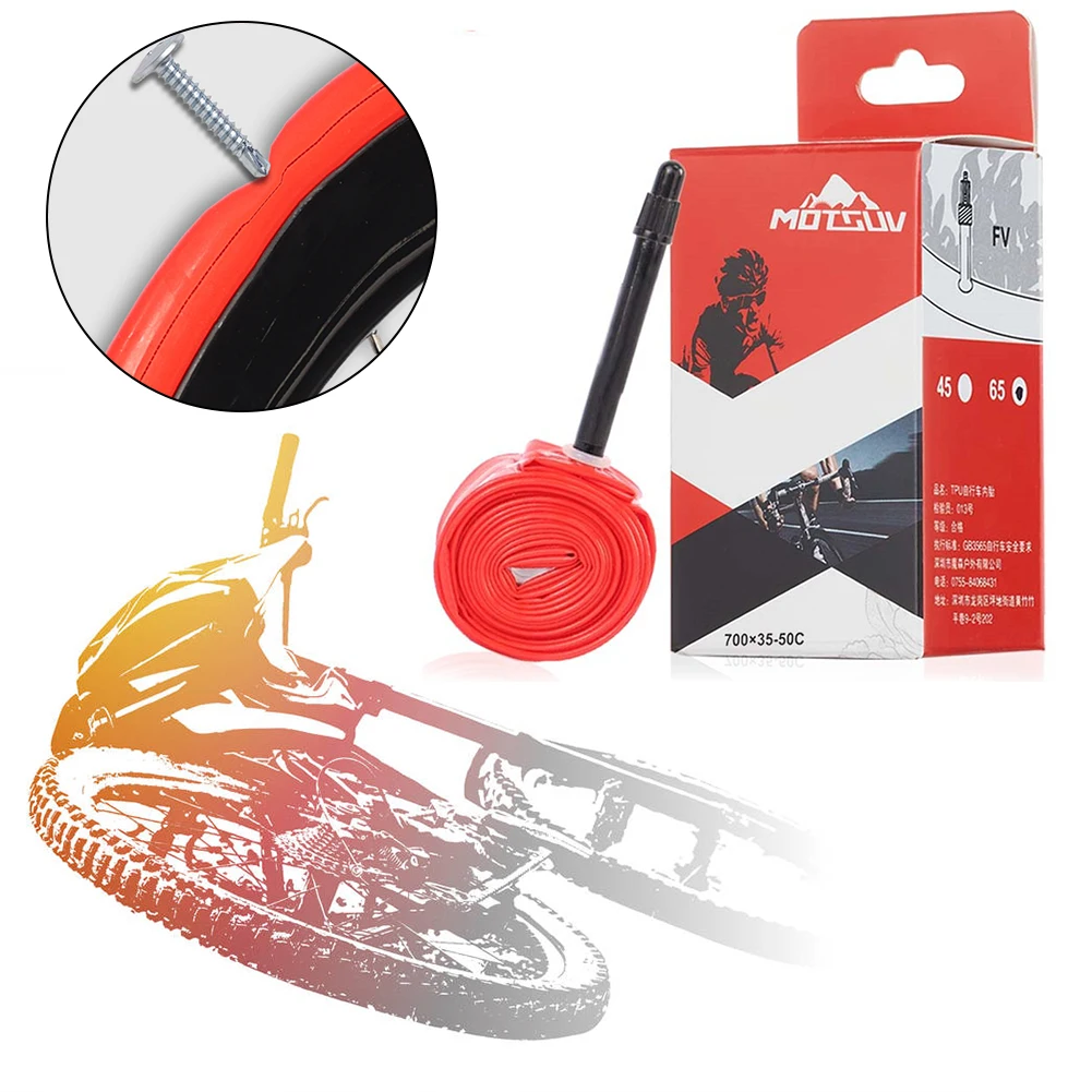 

700Cx35-50C/29 дюймов сверхлегкая велосипедная камера 45 мм/65 мм клапан ТПУ внутренние трубки велосипедная камера аксессуары для велосипеда