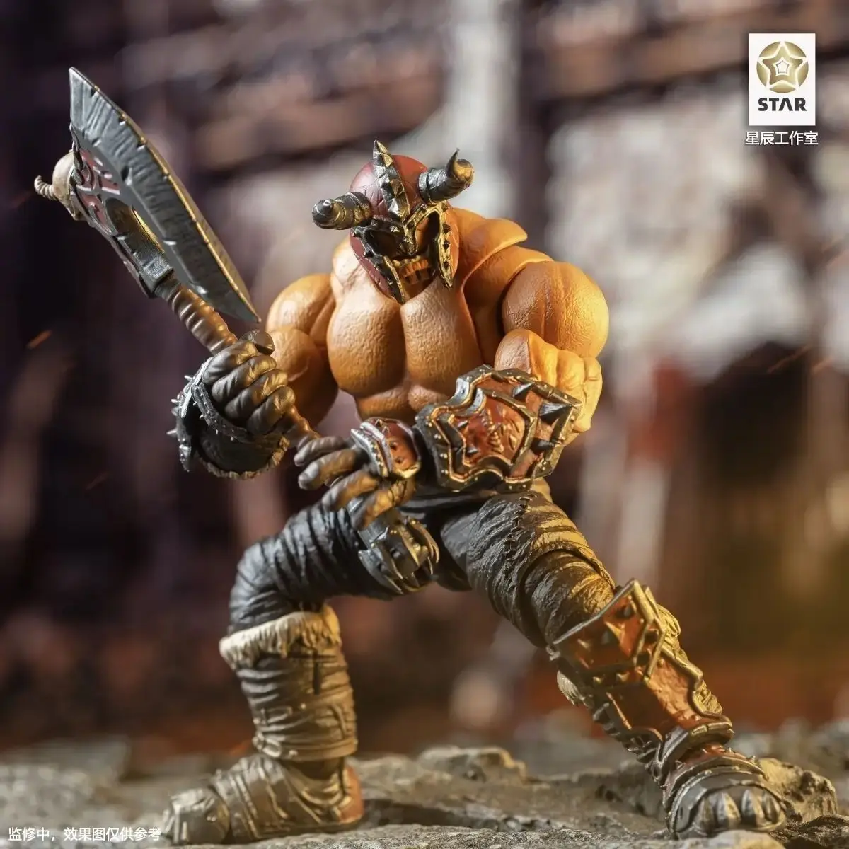 Spot Star Studio Orc 1/12 Ancient Battlefield 1 Wave Orc Mobile Handheld Doll Finished Model Universal Children'S Toy Gift